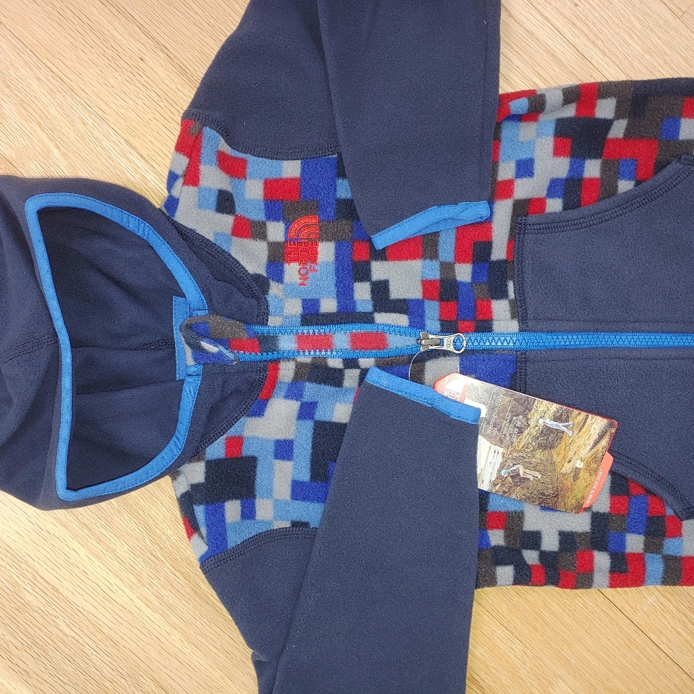North Face Infant Fleece Zip Hoodie Size 24 Months